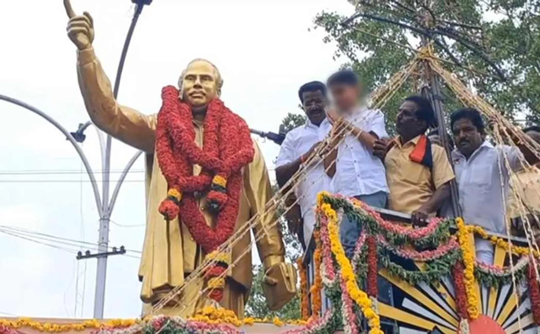 Kathir Anand and his son also attended kalaignar birthday celebration