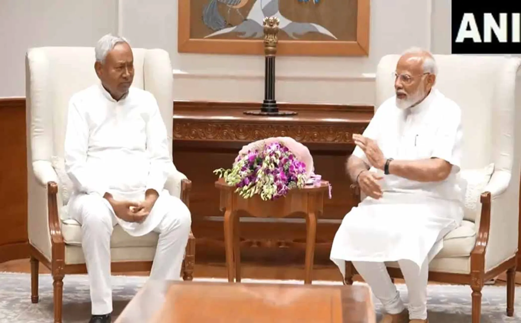 Nitish Kumar's surprise meeting with Prime Minister Modi