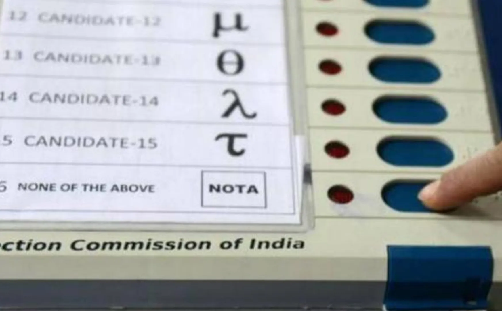 Congress asked for vote for NOTA in indore