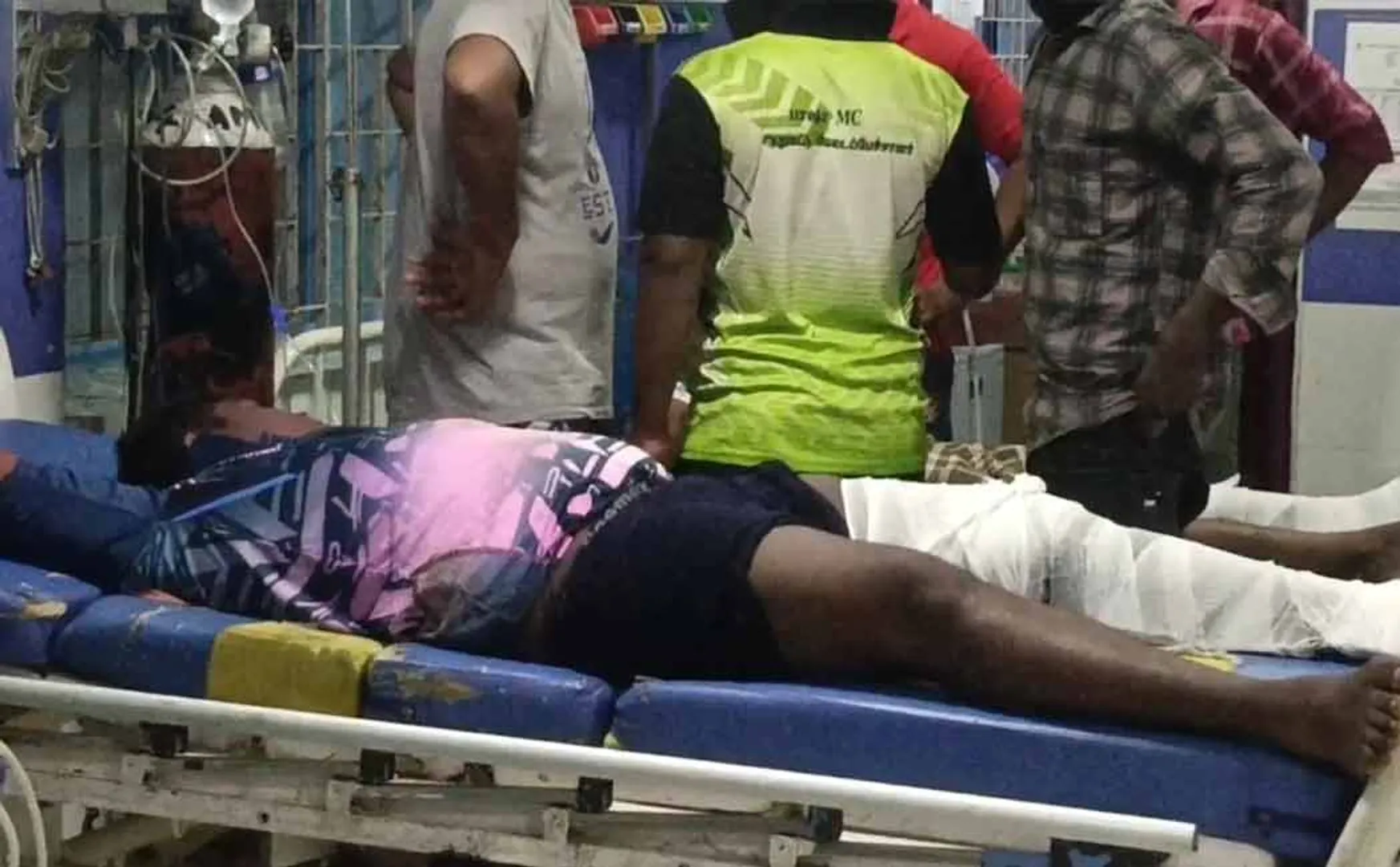 Five people were injured in the car accident and passed away on the spot