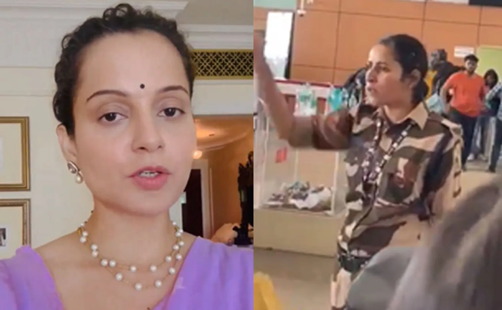 Female policeman obsessed Why did Kangana hit