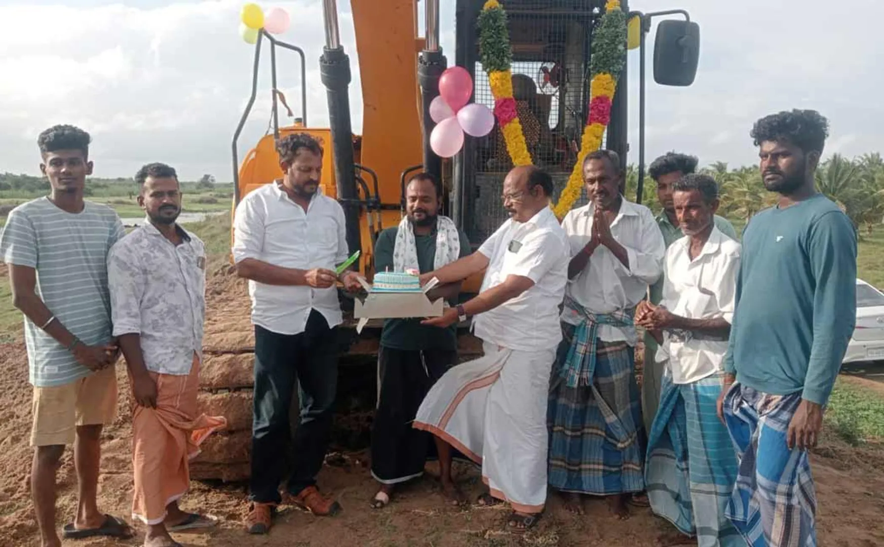  youth celebrated birthday by cutting a cake for pokilin who diverted 25 water bodies!