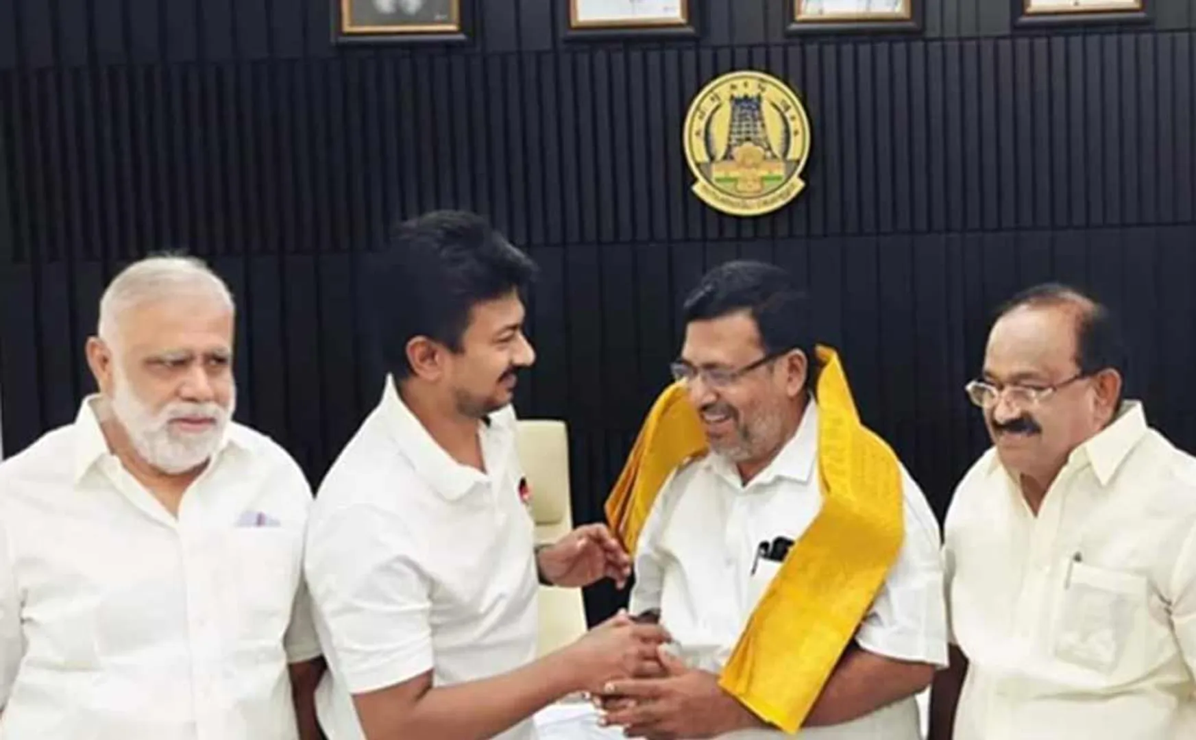 Dindigul MP ​​met and congratulated Minister Udhayanidhi