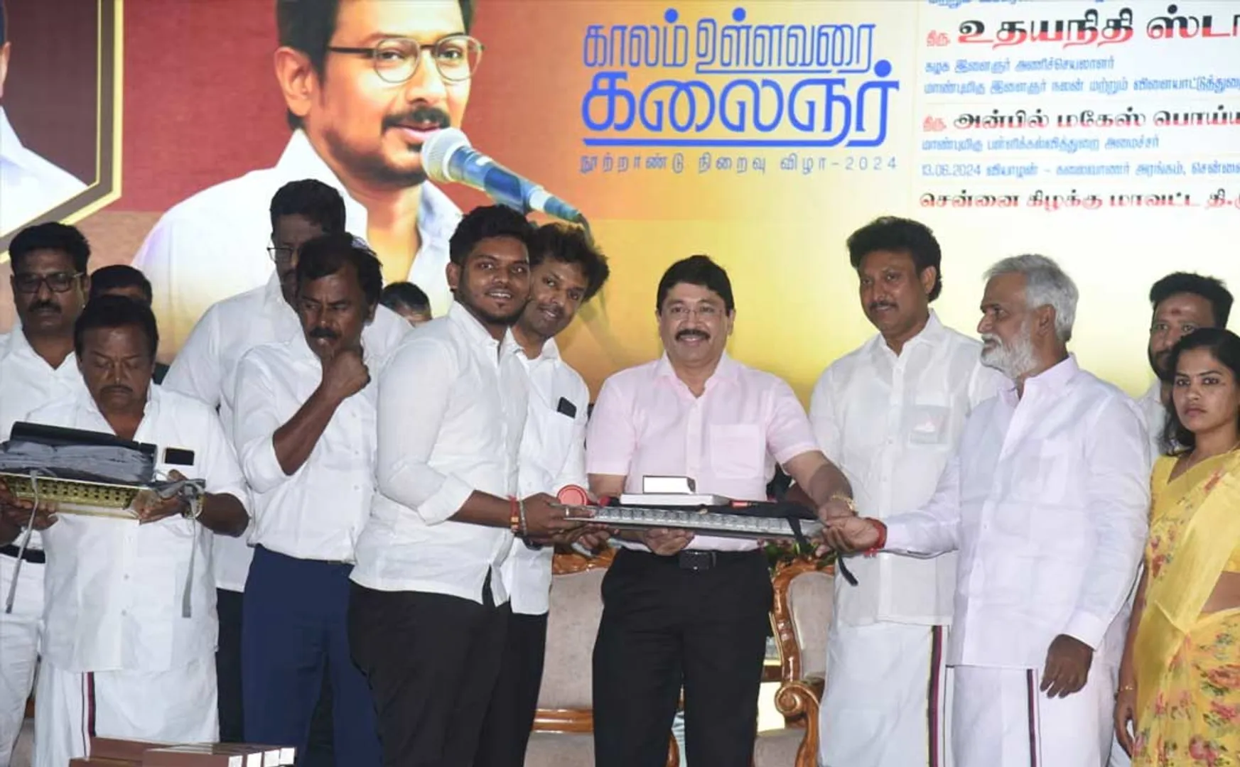 Education grant and equipment distribution ceremony by DMK (Pictures)