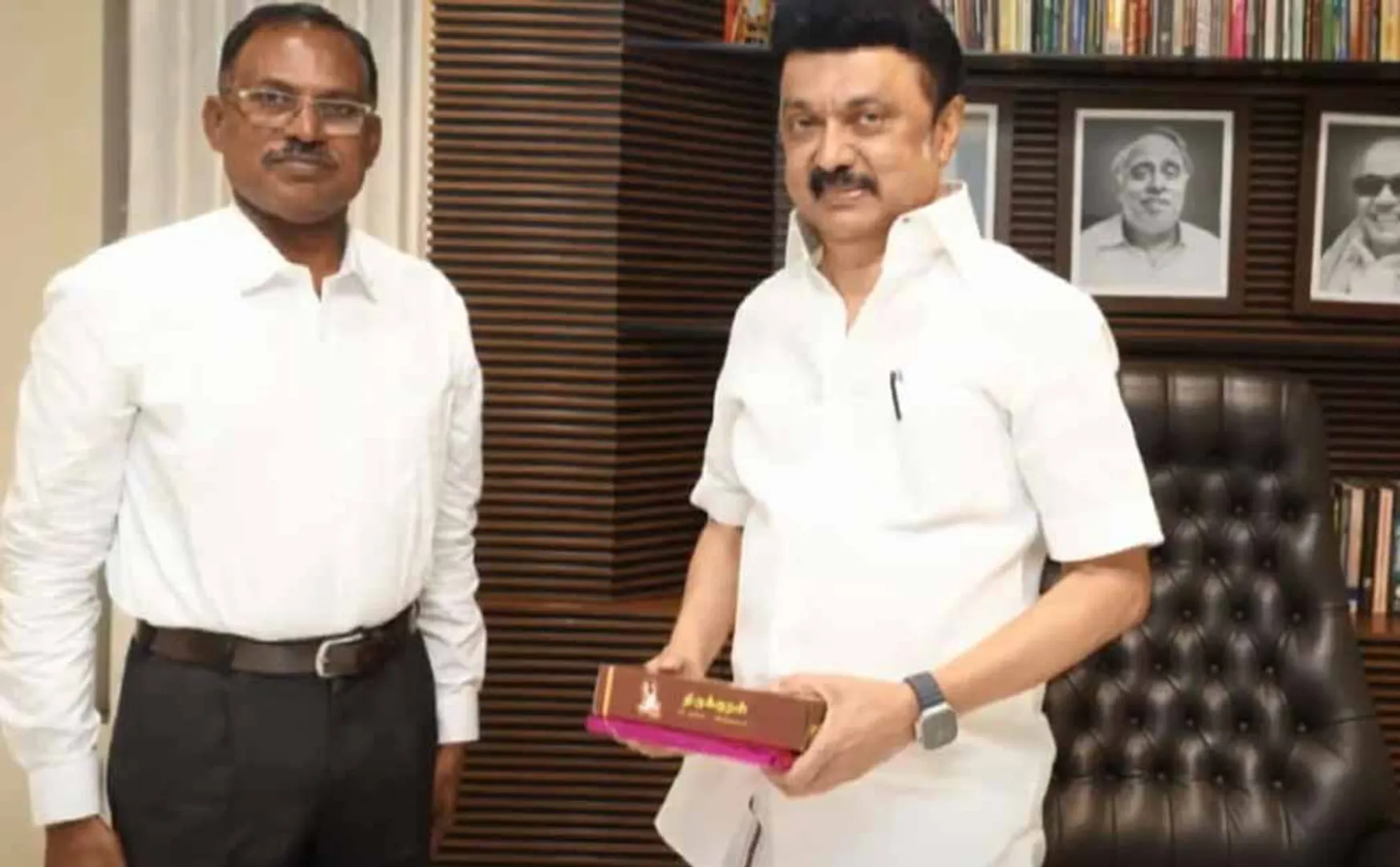 Retired ATSP Meeting with the Chief Minister of Vellaturai!