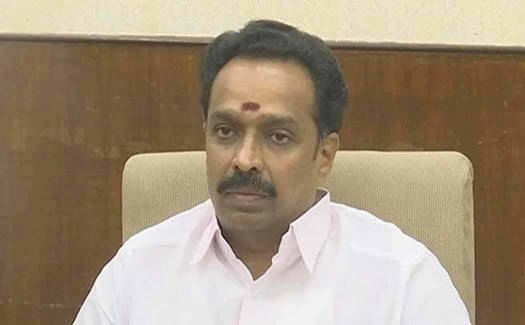 Complaint that Mr. Vijayabaskar has usurped land worth Rs.100 crores