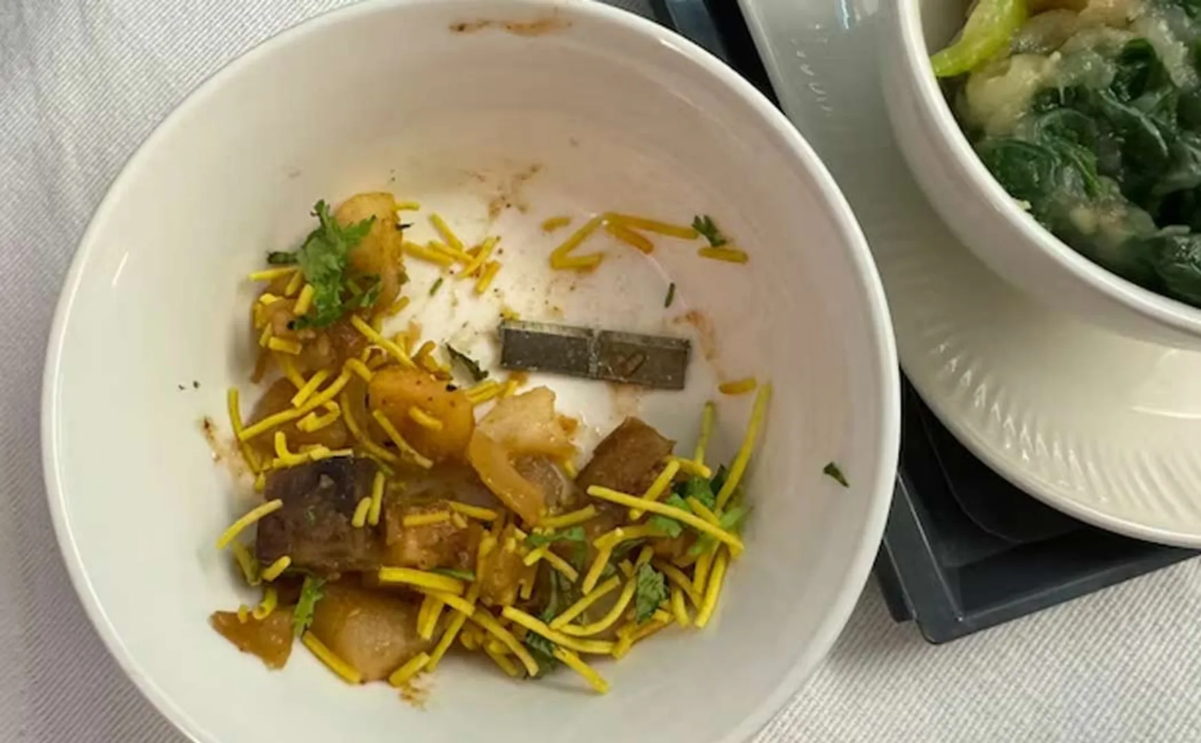 blade in food to distributed by the air passenger; 