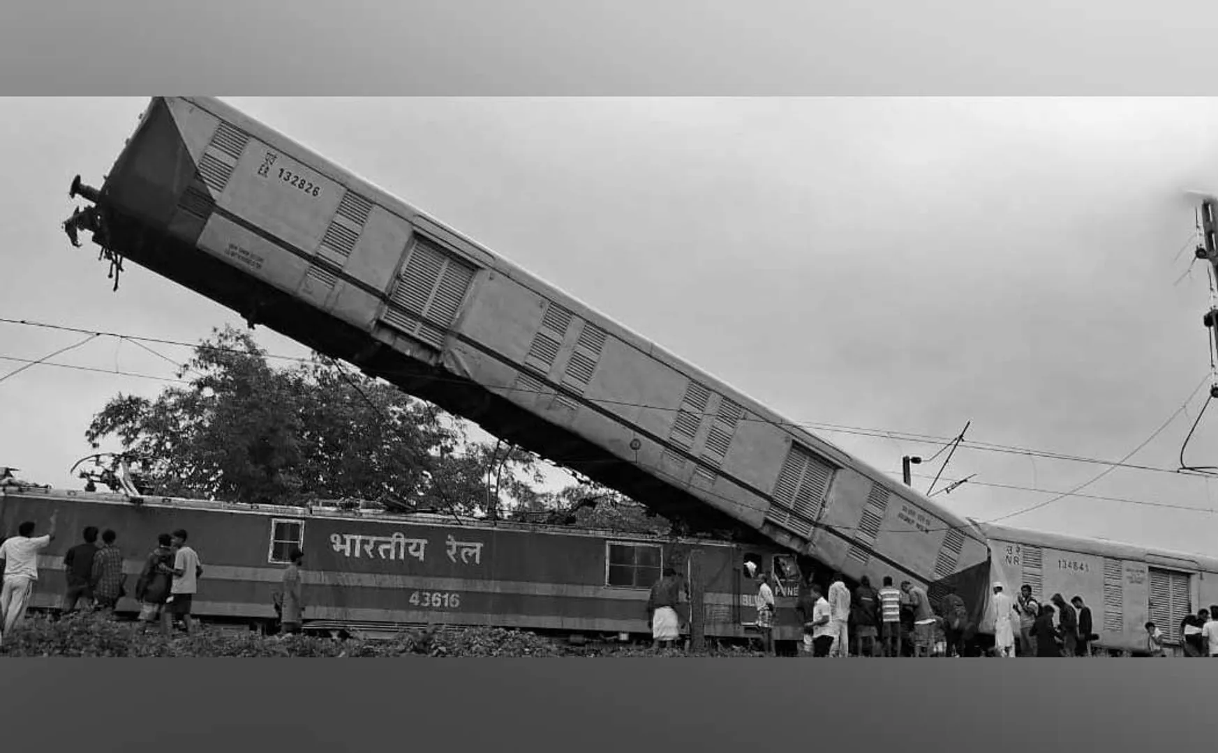 West Bengal Wagon of Kanchenjunga Express train incident
