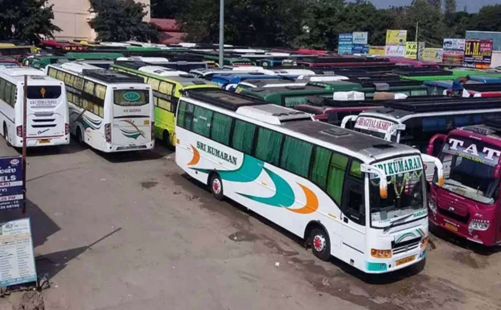 Tamil Nadu government notification on Attention of passengers traveling in omni buses
