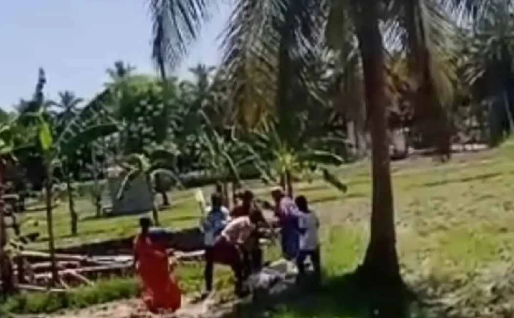Son beats father due to property dispute