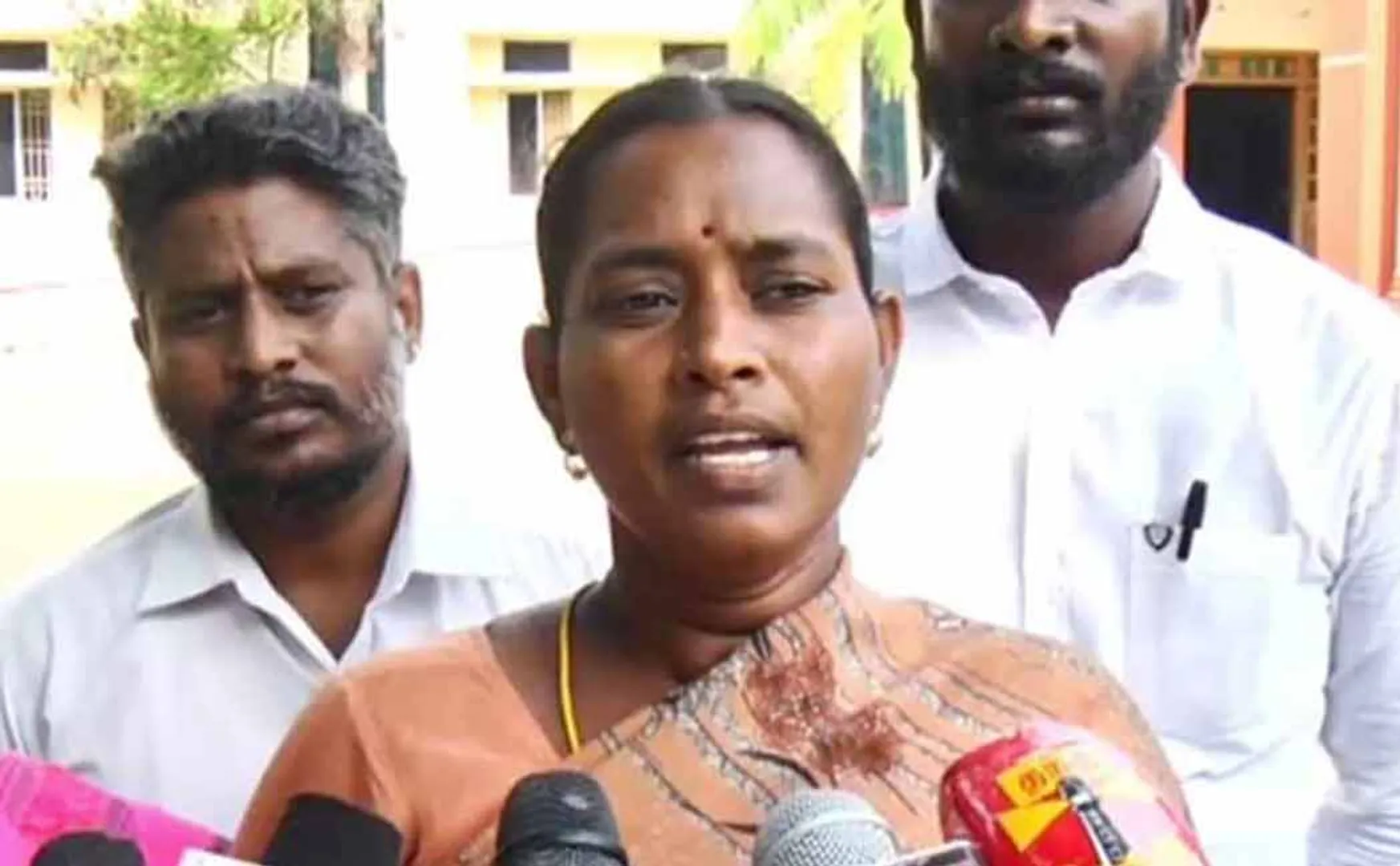 reported late Kaniyamur school girl mother is contesting in the Vikravandi by-election