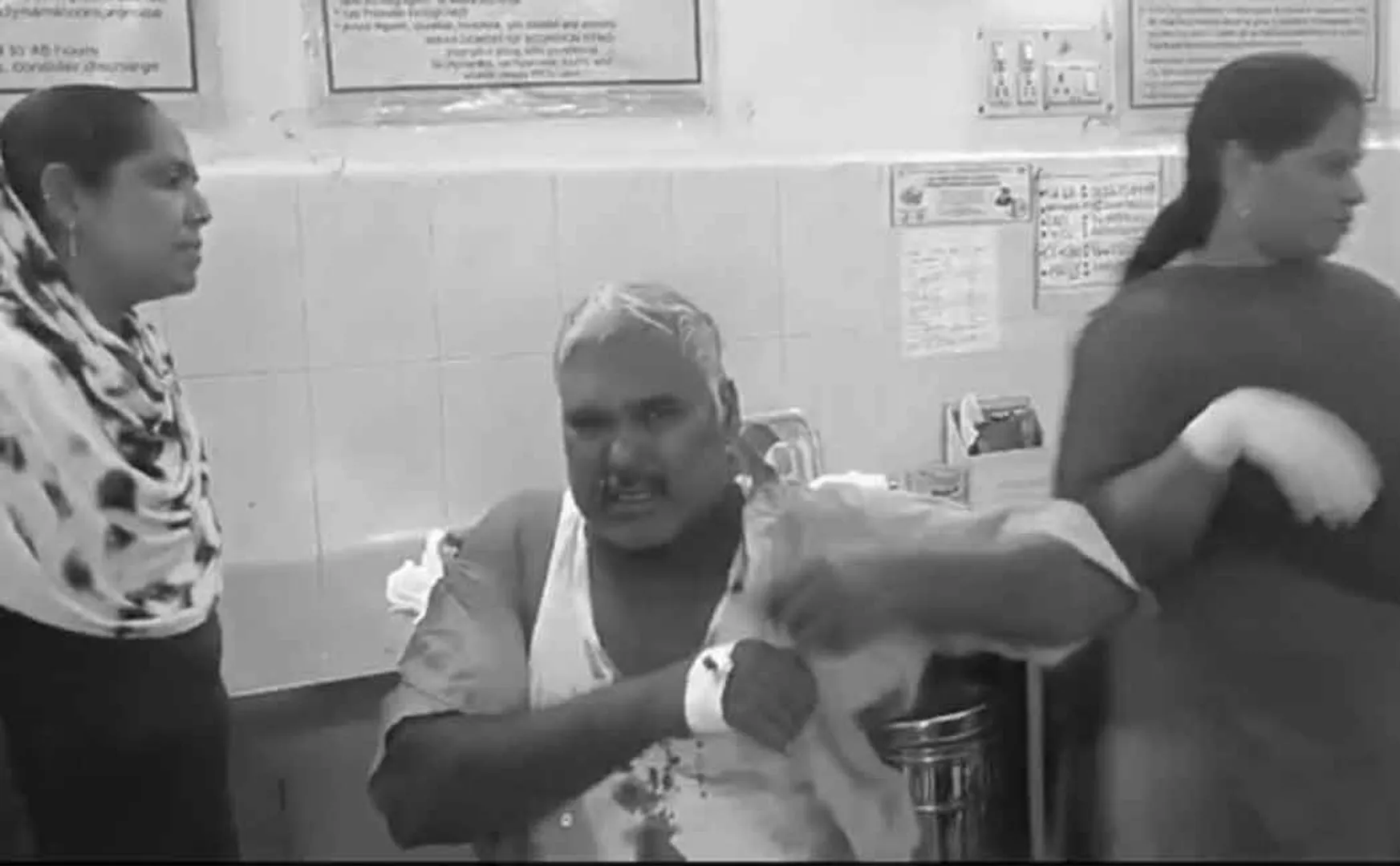 beaten on butcher shop owner who refused to give loan