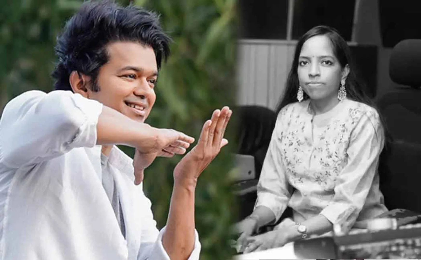 Late singer Bhavatharini voice is in the second song of film the goat