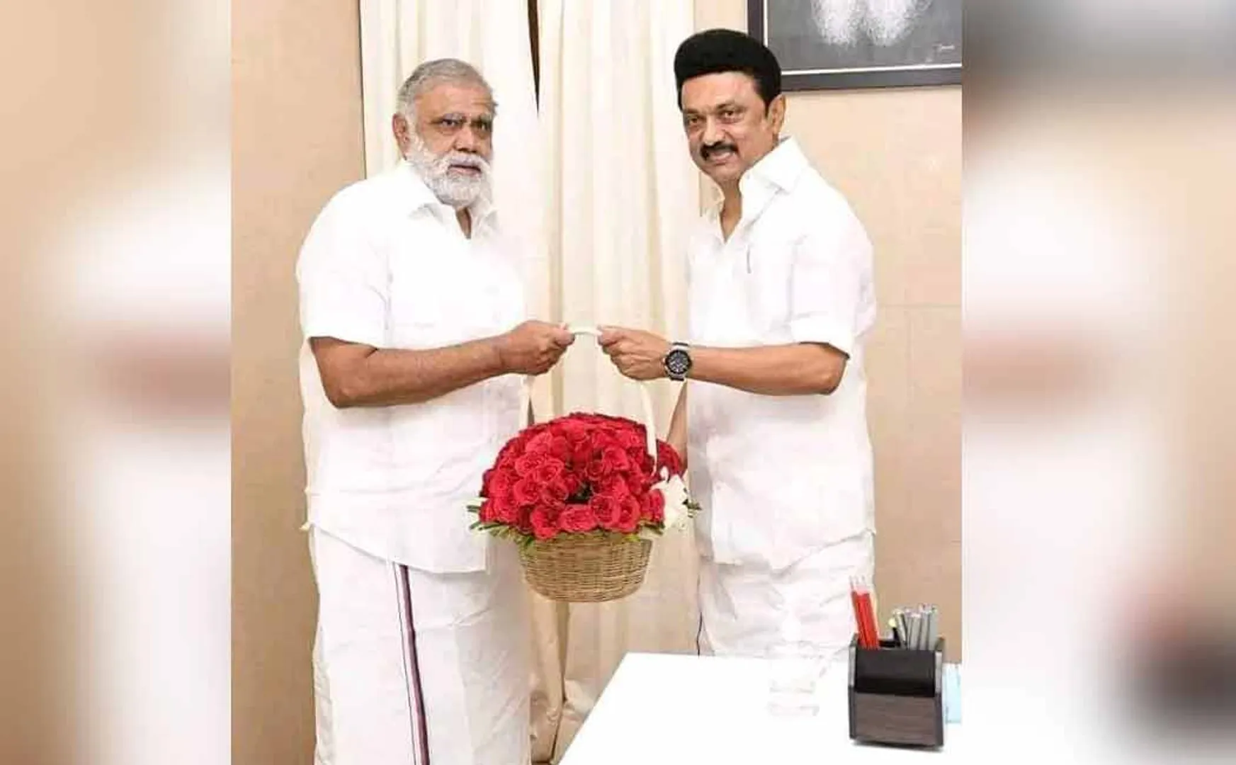 Minister I. Periyasamy congratulated the Chief Minister mk stalin 