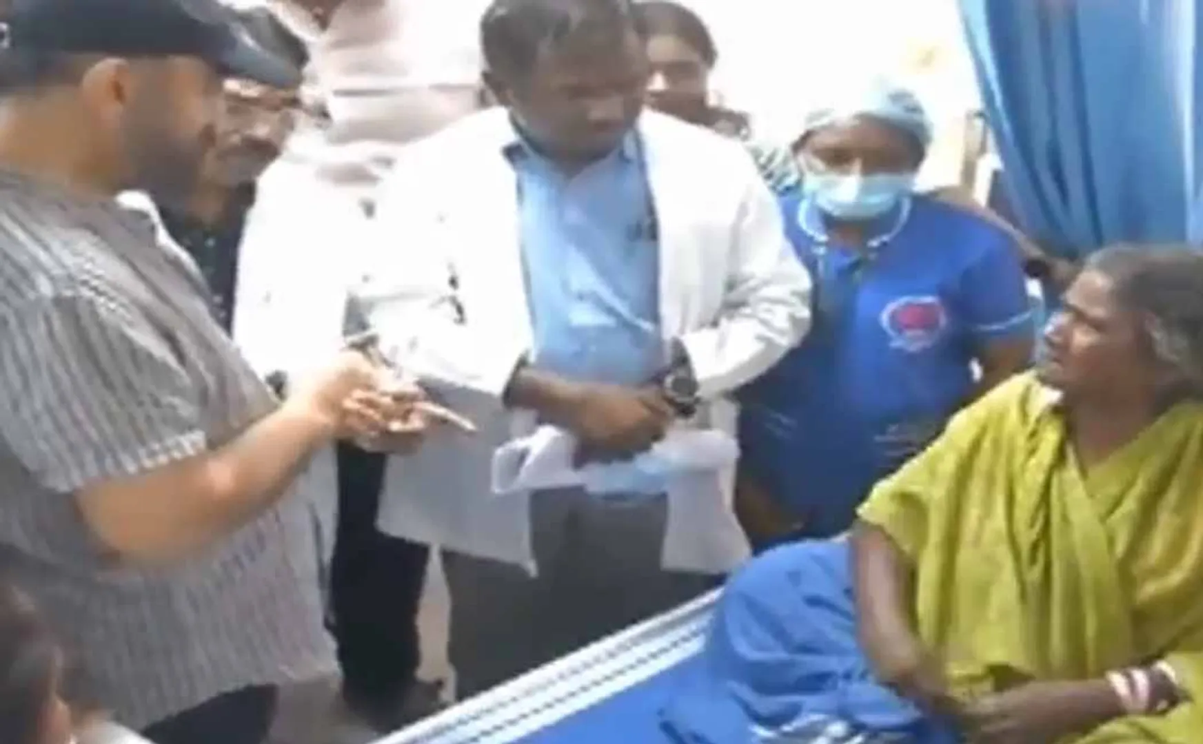 Kamal Haasan comforts the victims in person