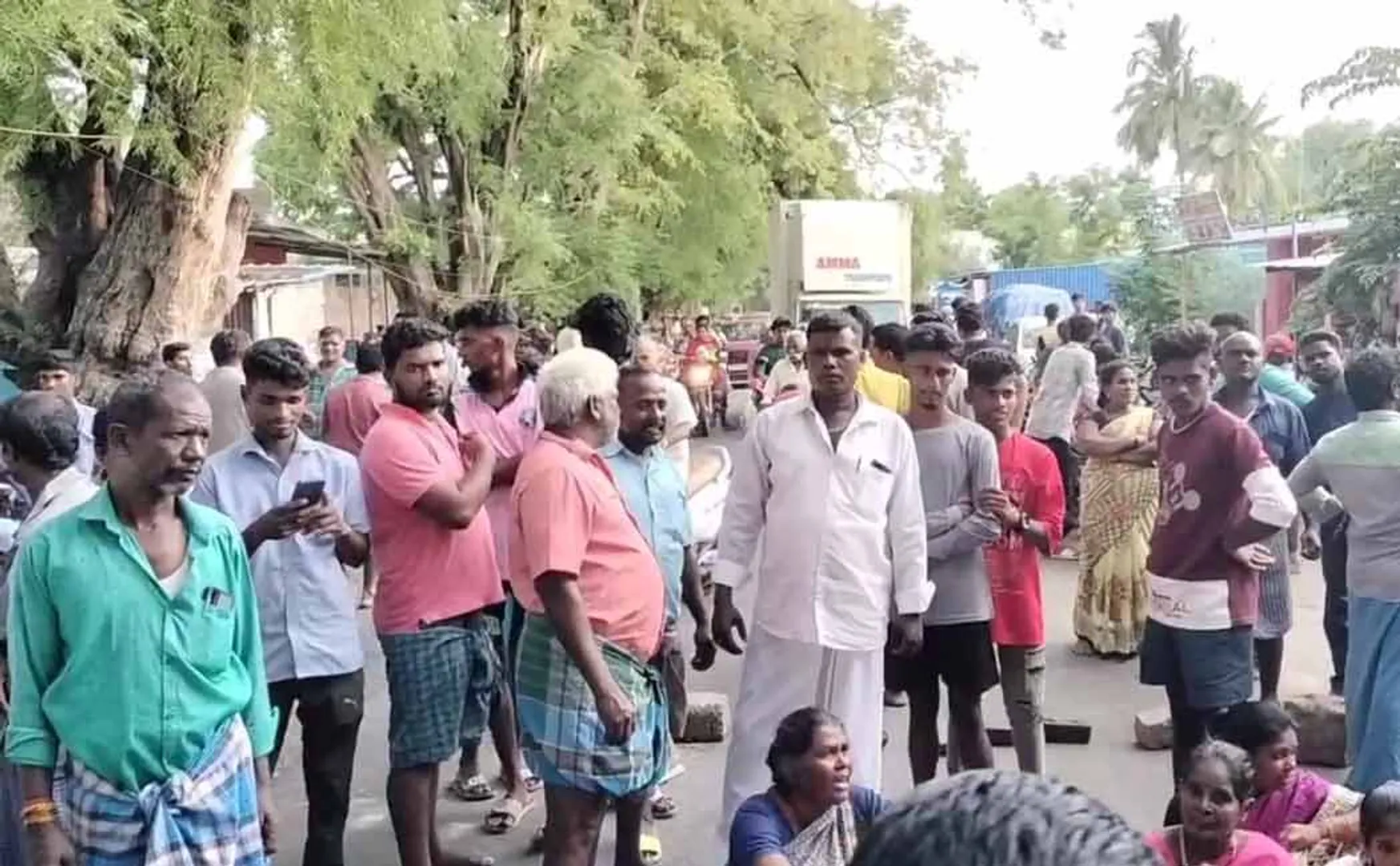 Old man passed away in road accident