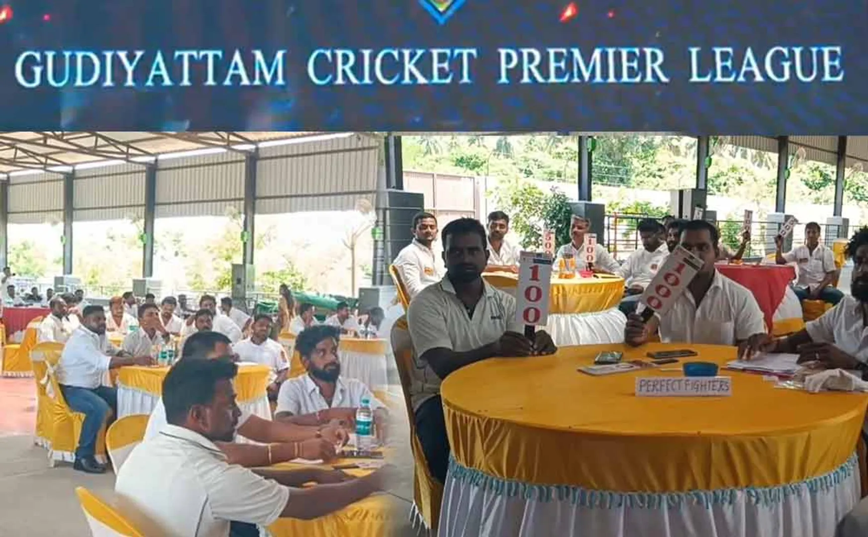 Just like the IPL, the GCPL is an auction for players