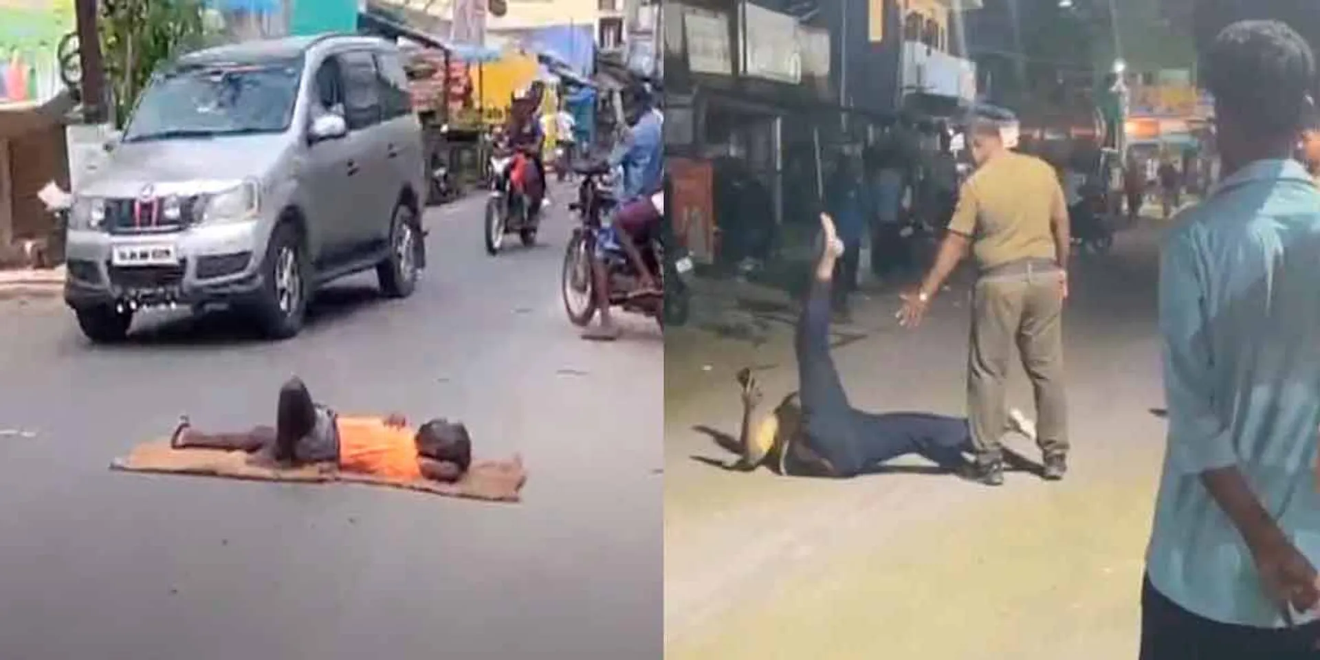  'Extreme intoxication...'-Drug addicts occupying the road