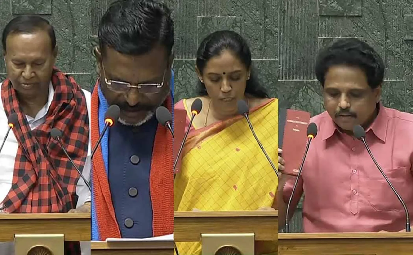 Tamil Nadu MPs take oath in Lok Sabha