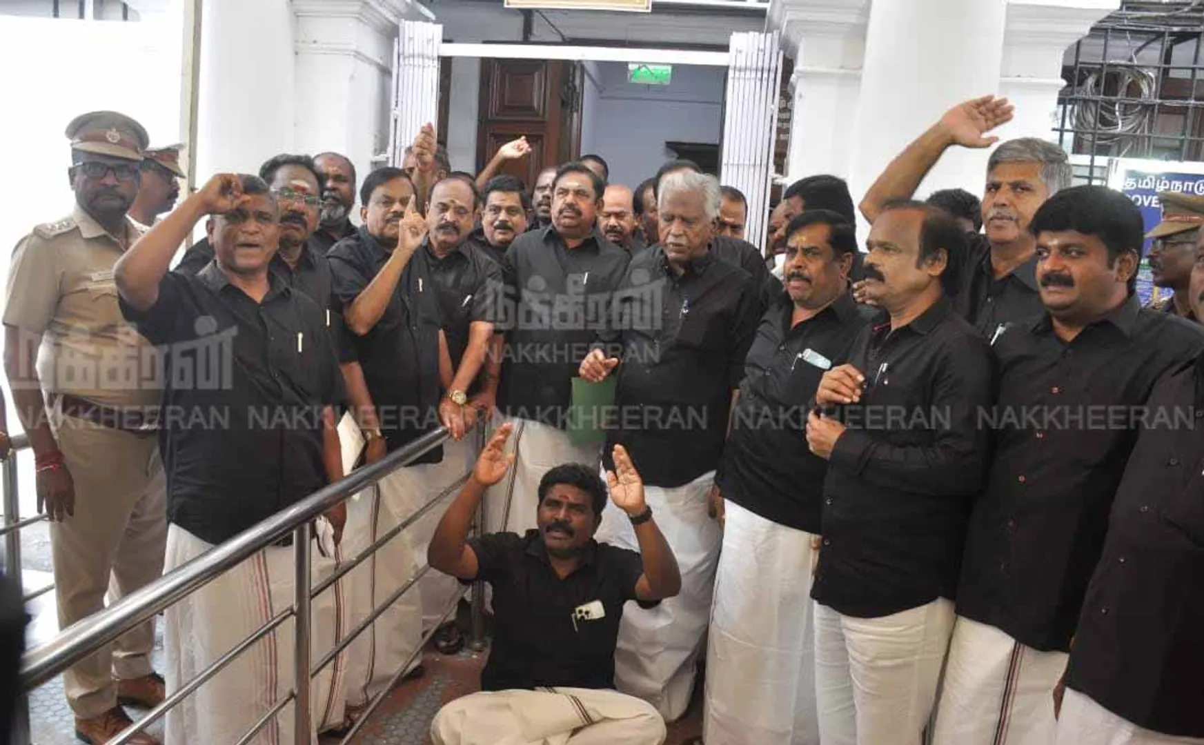Speaker appavu action for ADMK members