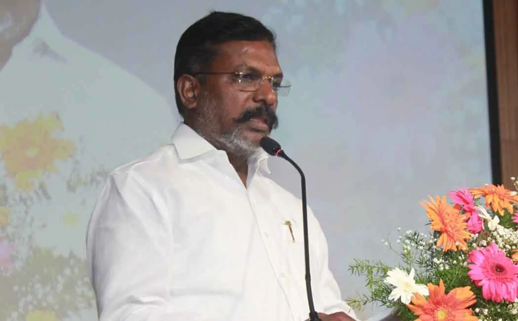  thol thirumavalavan speech about VIT Viswanathan