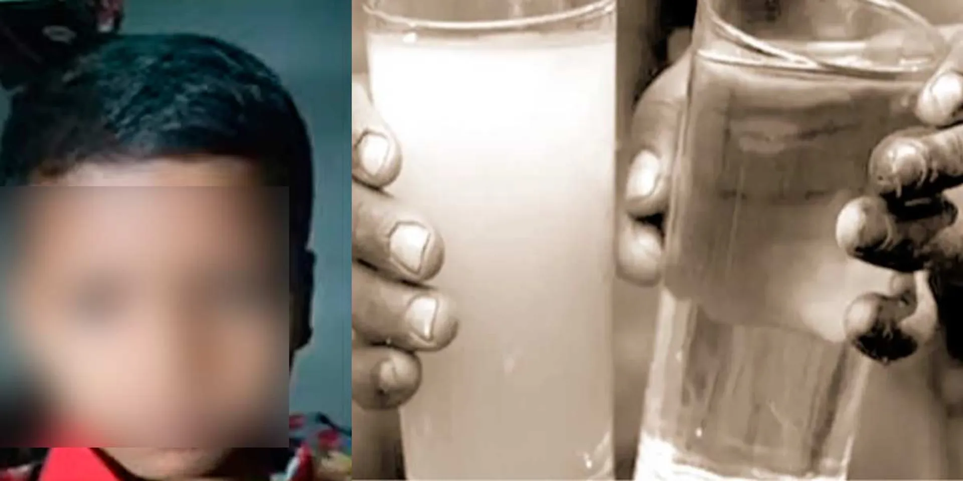 drinking water mixed with sewage; The deceased was an 11-year-old boy