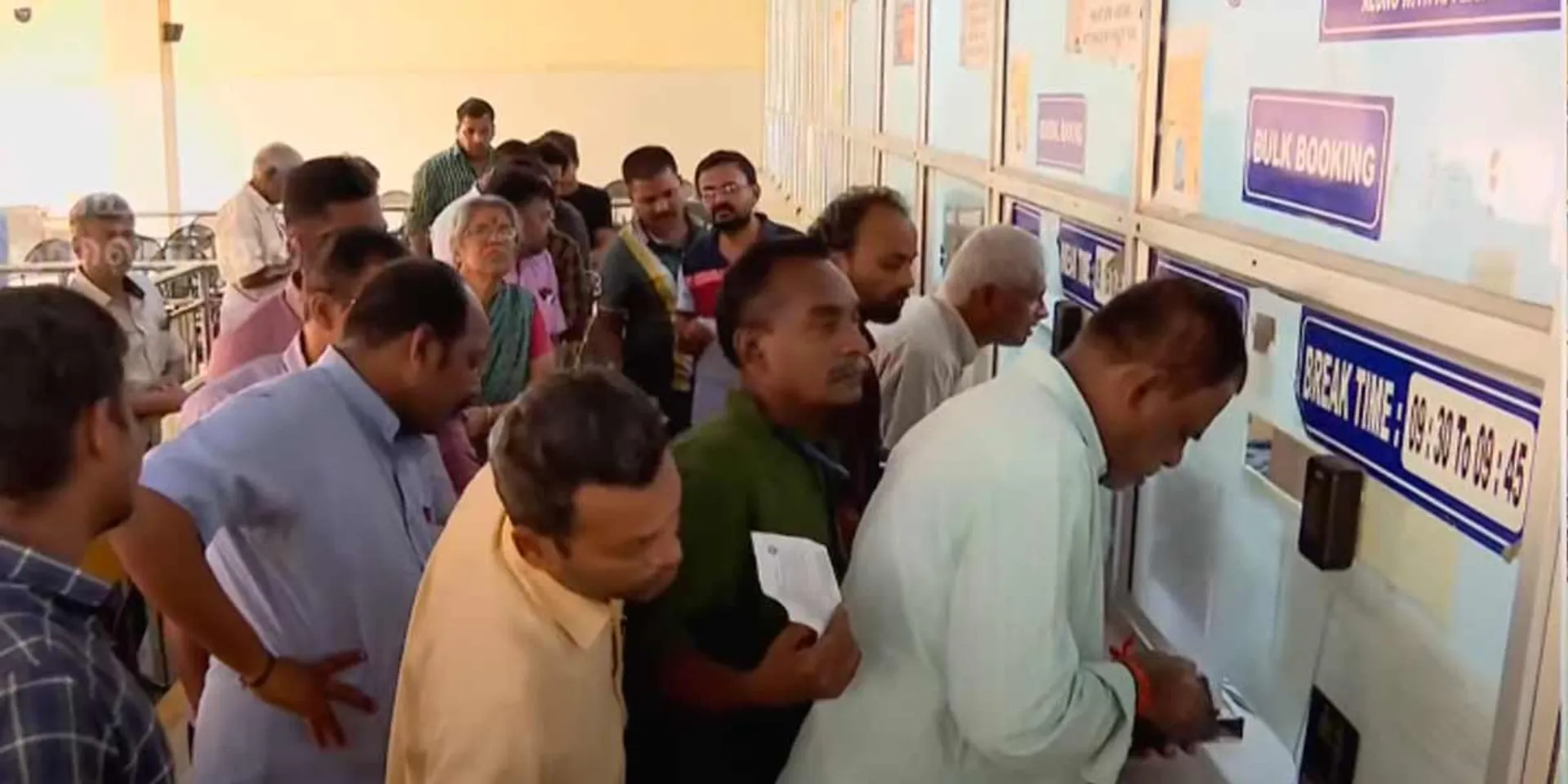 Diwali Train Ticket Booking; Empty within 5 minutes of start