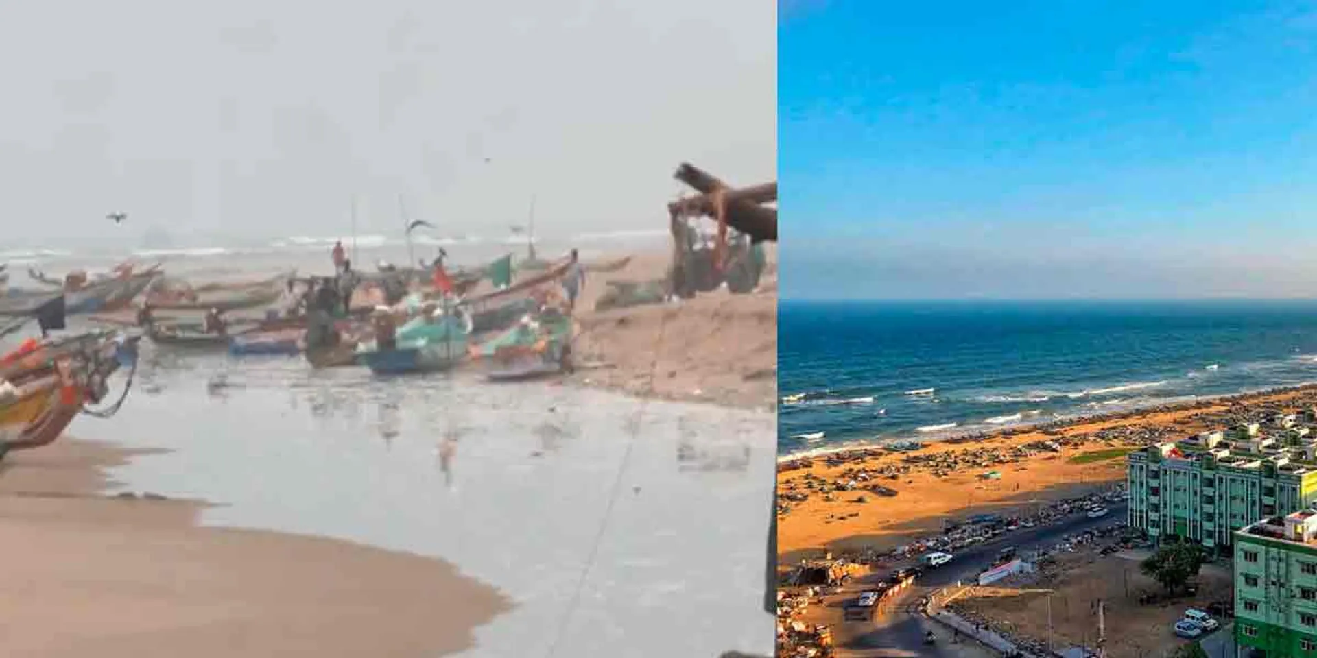 sand erosion; 50 meters of intruding sea water