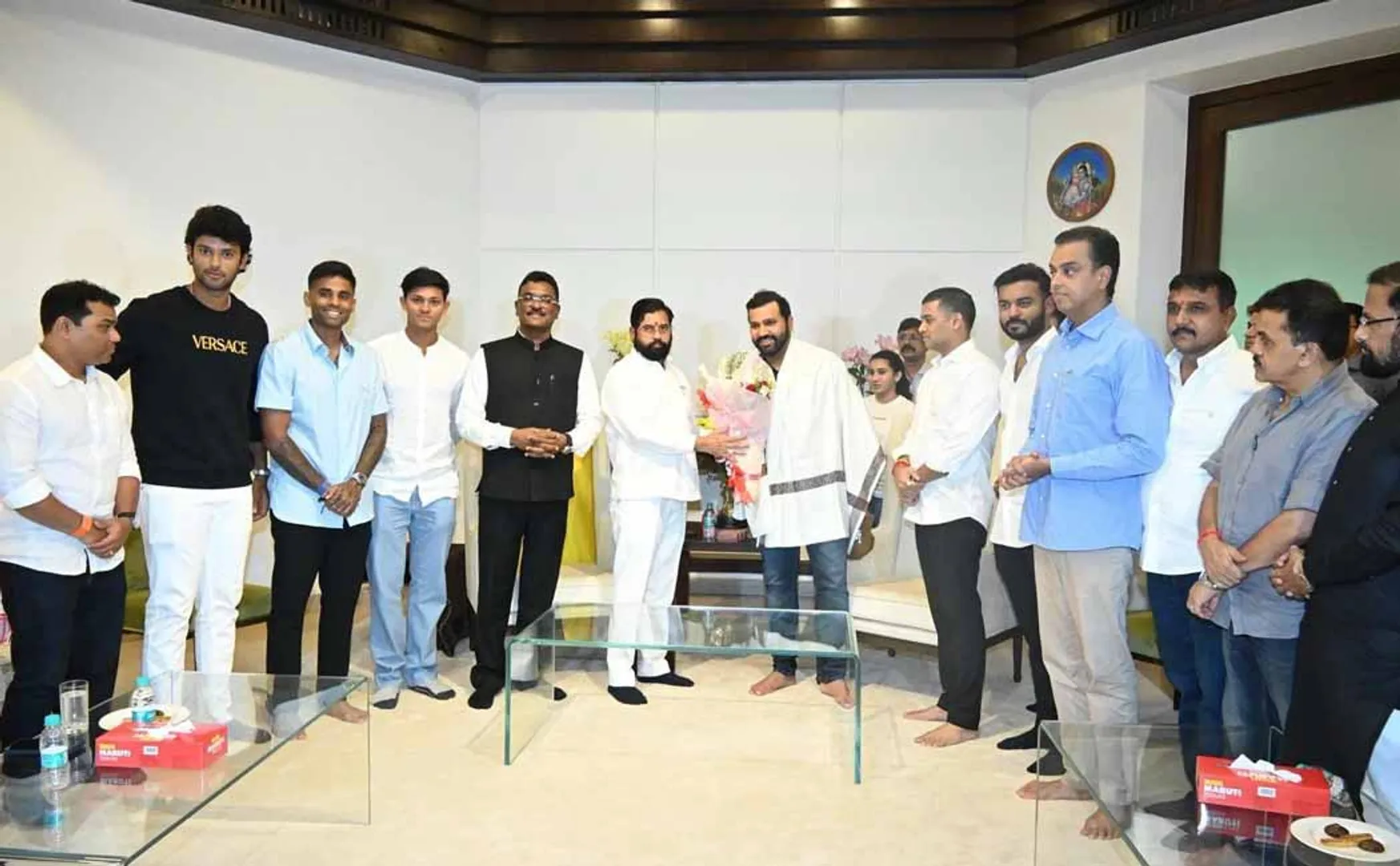 Announcement of prize for the Indian cricket team on behalf of Maharashtra govt