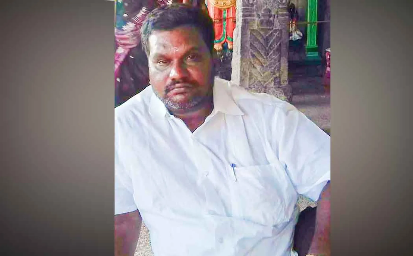 Scythe cut to a pmk figure in Cuddalore
