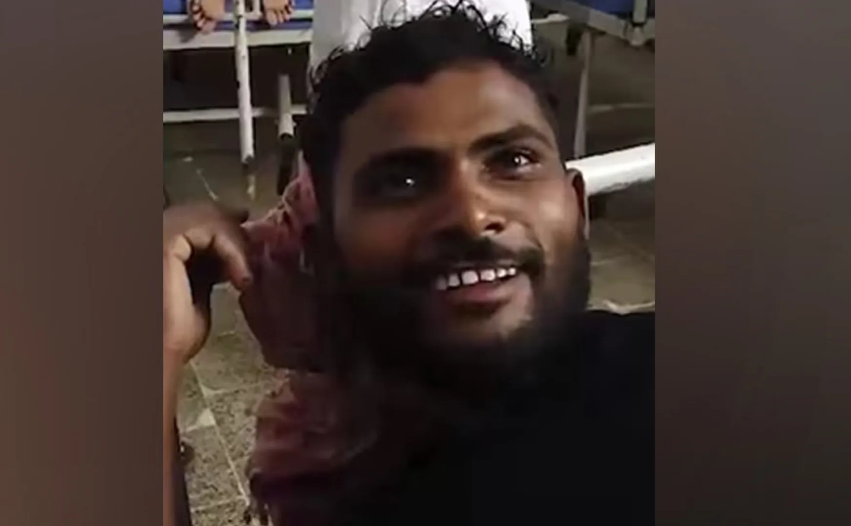 A person who bites back a snake that has bitten him in bihar