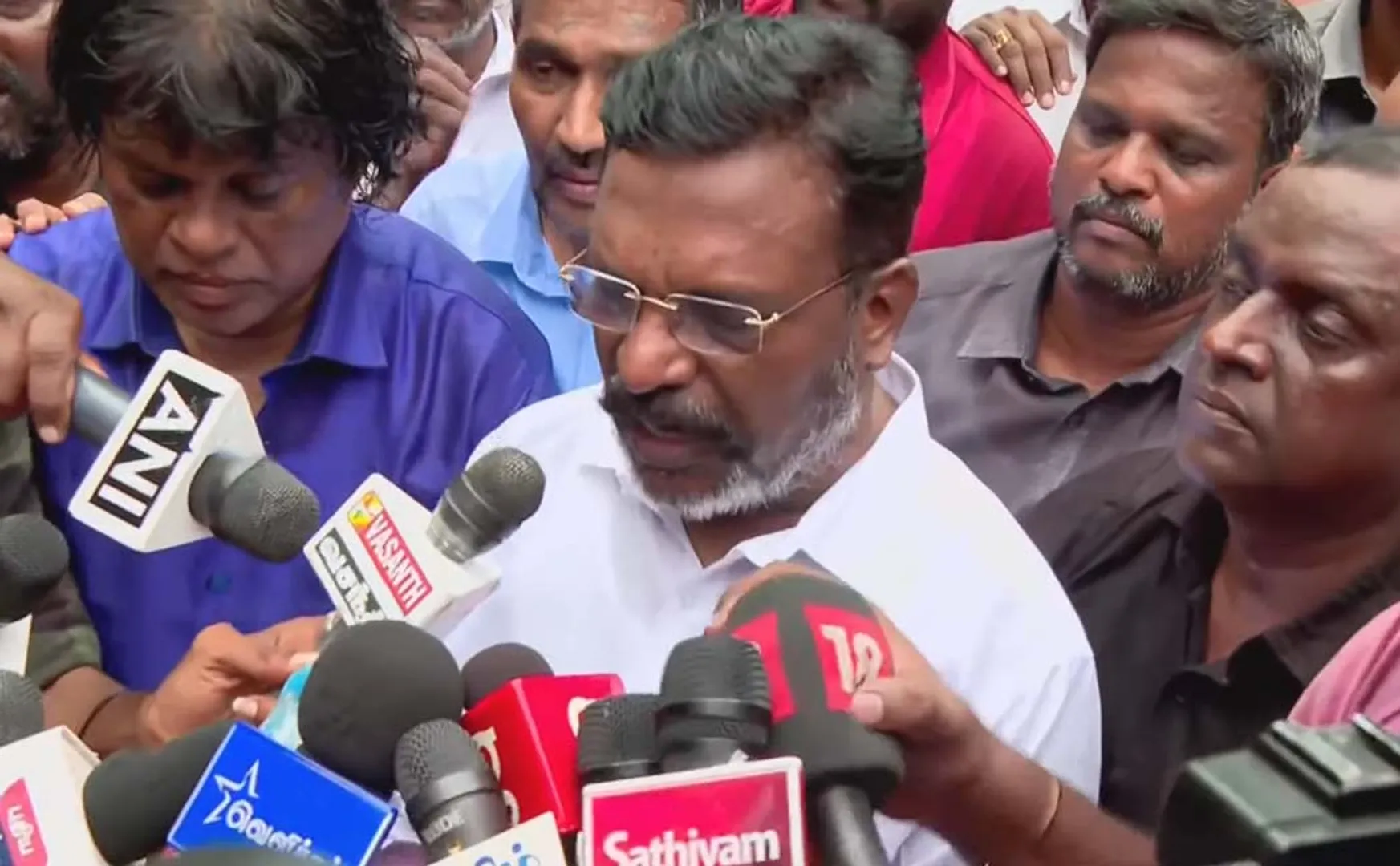  Thirumavalavan informs Those who surrendered in Armstrong's case were not the real criminals