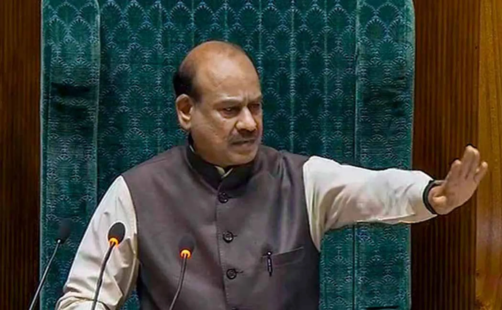 Speaker Om Birla said Parliament should not act like a street debate