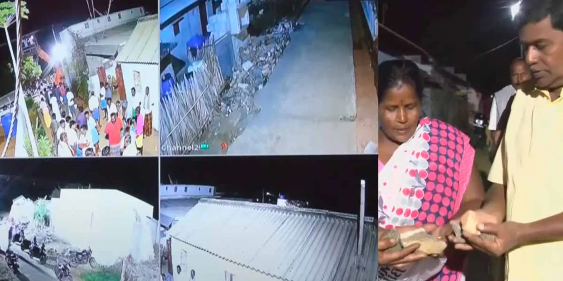  Stones falling on the roof; Villagers suffering from sleeplessness