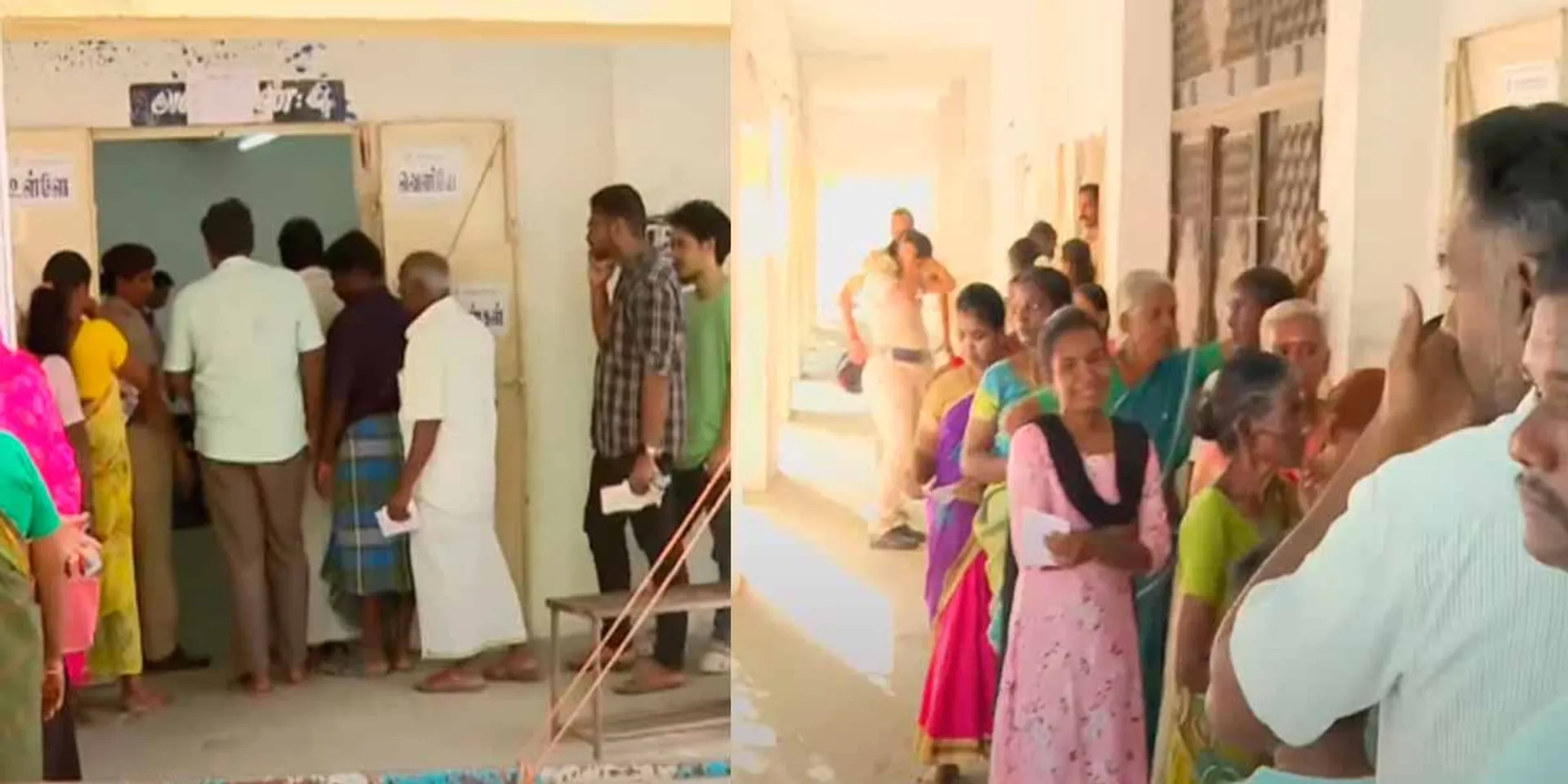 Vikravandi by-election; Mechanical failure in three polling stations