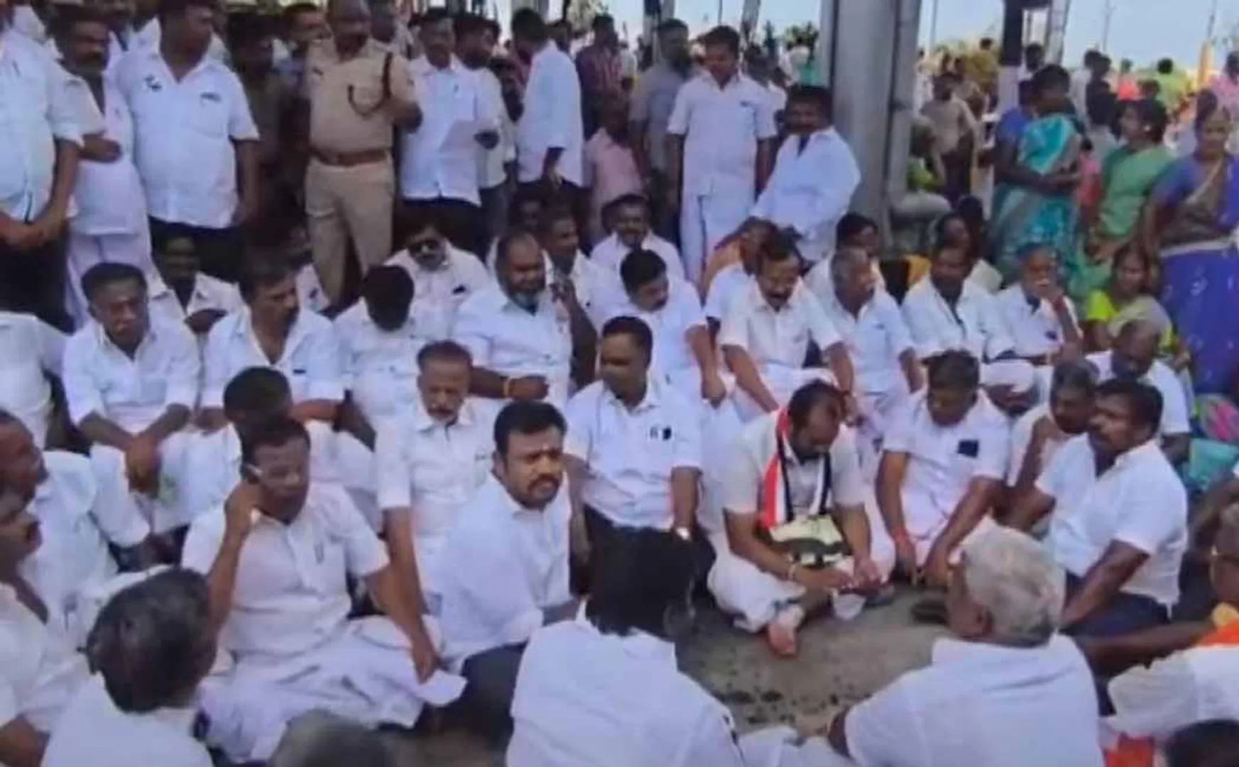 Madurai Kappalur toll plaza incident RB Udayakumar arrested
