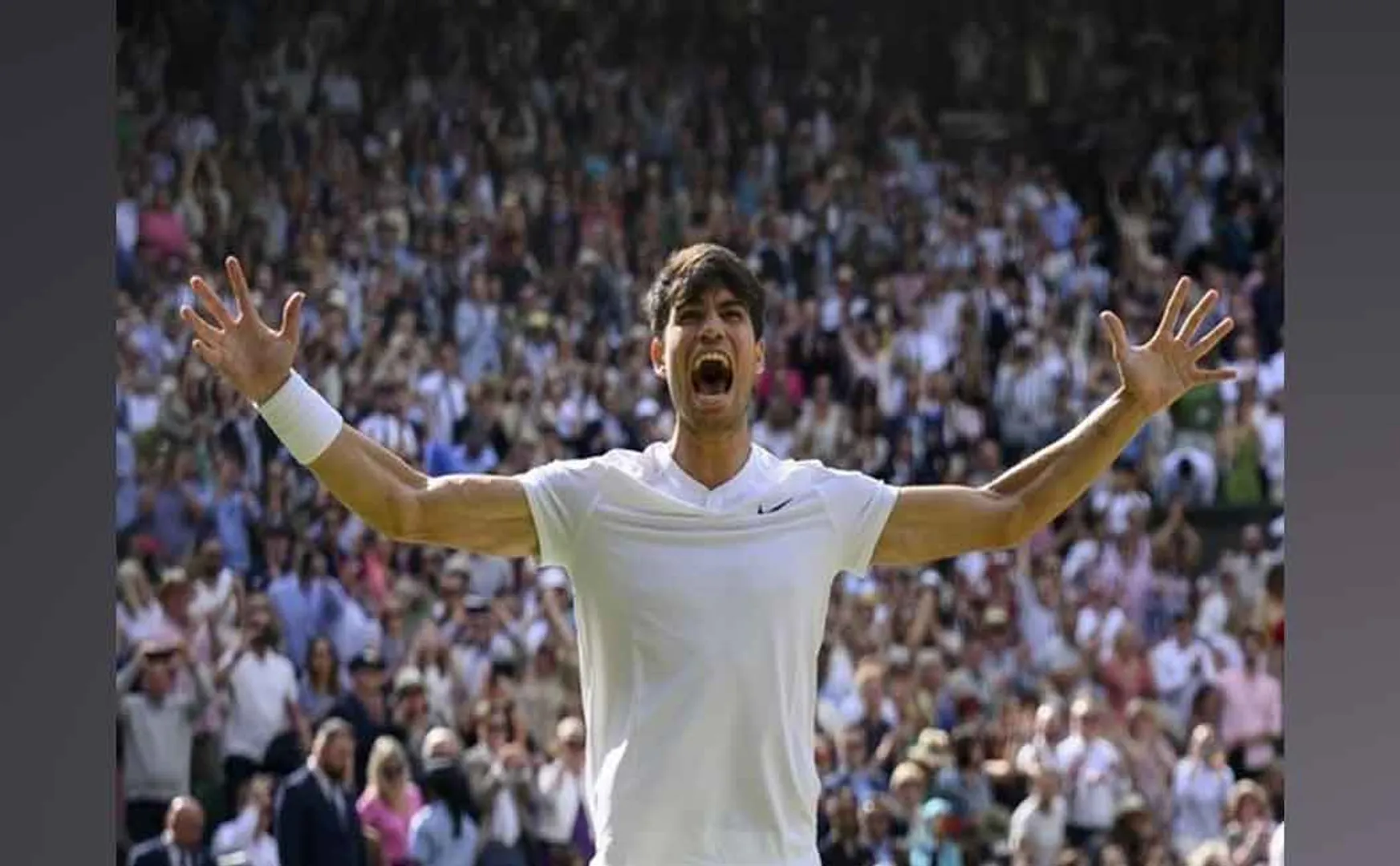 Wimbledon Tennis; Algaras wins the championship