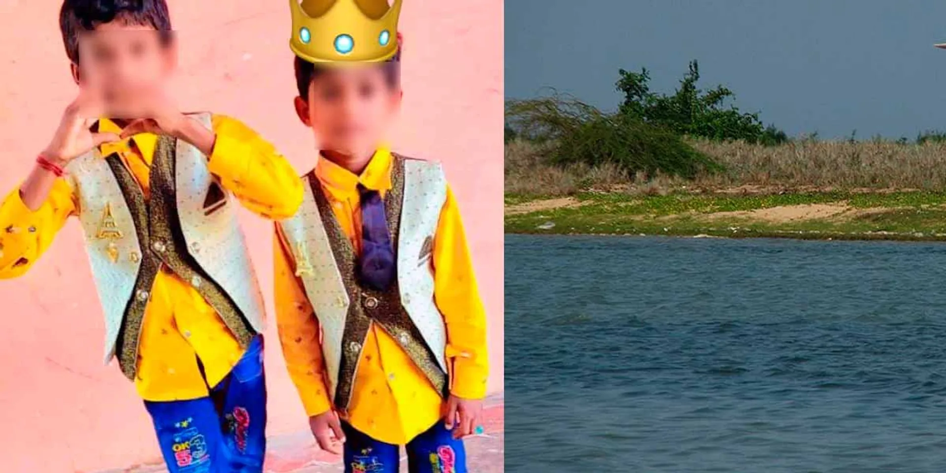  Birthday tragedy; Brother and sister drowned while playing cricket