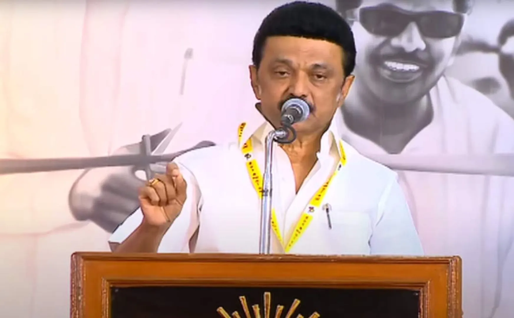 Certificate for good governance Chief Minister MK Stalin