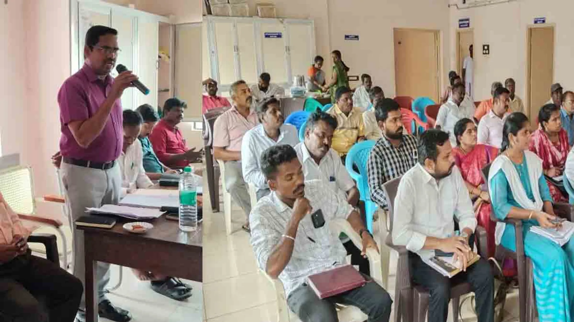 Farmers' Grievance Meeting held without farmers!