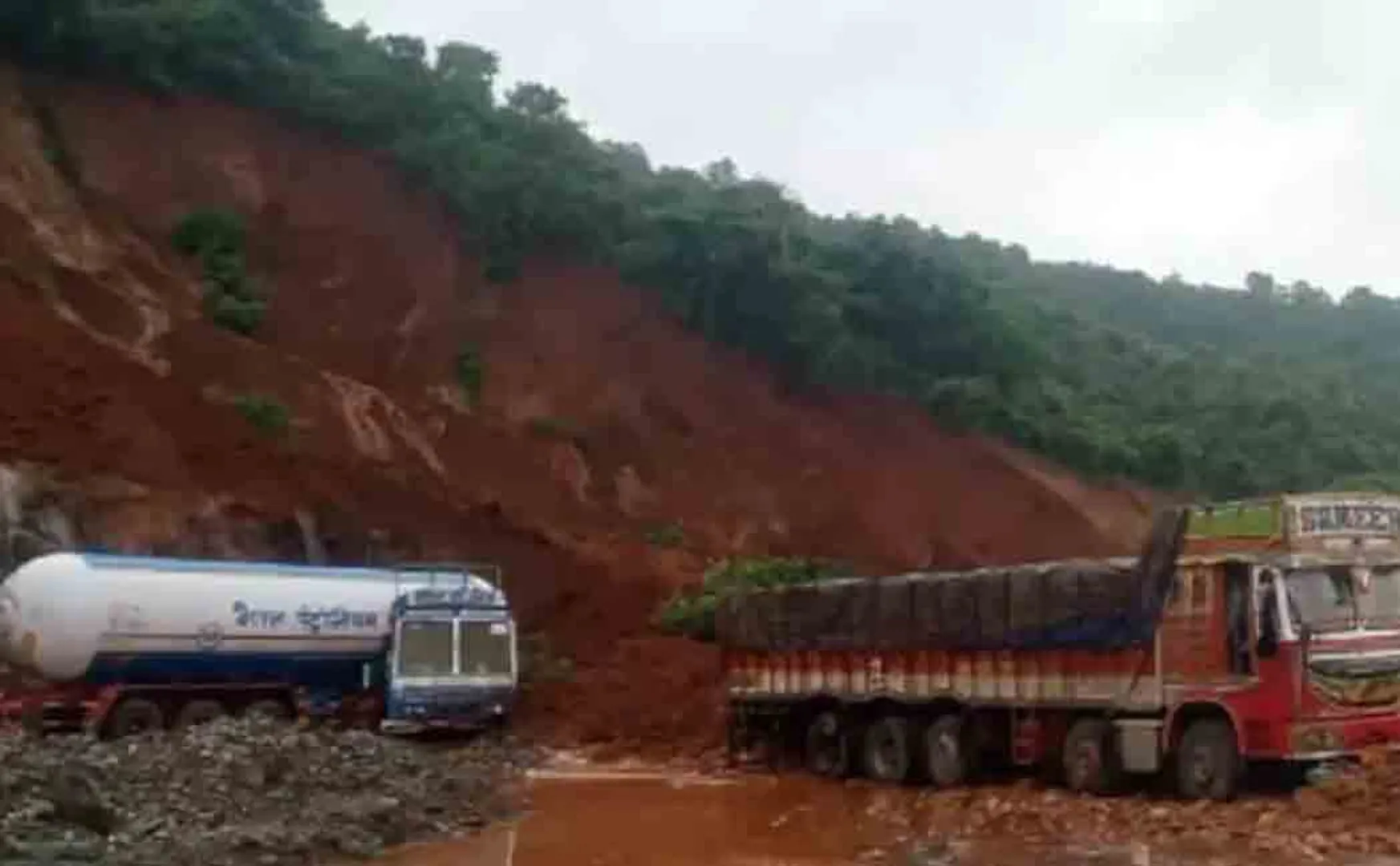 Uttara Kannada Dt Angola Tk Sirur Village NH Landslide incident
