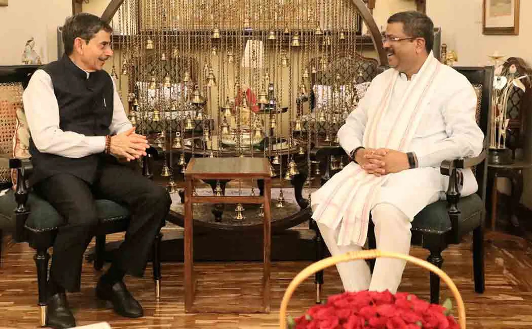 TN Governor RN Ravi meeting with Union Education Minister