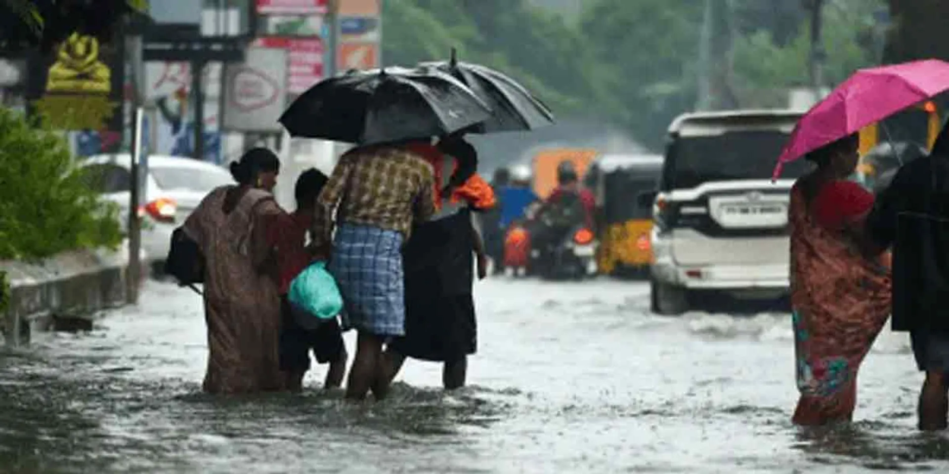 Heavy rain echoes; Holiday for four taluk schools