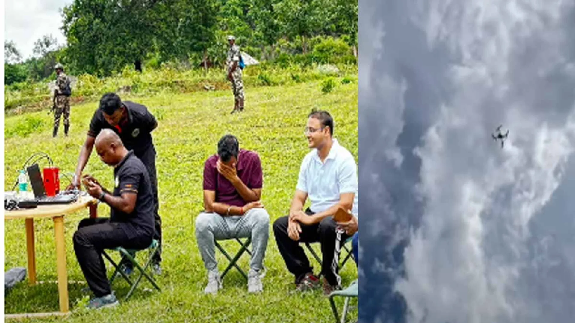 kallakurichi incident; Drone test on kalvarayan Hill