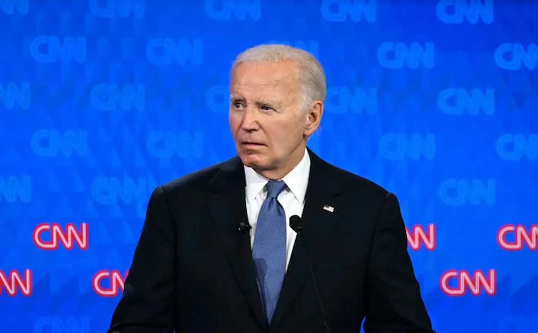  'I hope this is good for the party and the country' - shocked Joe Biden