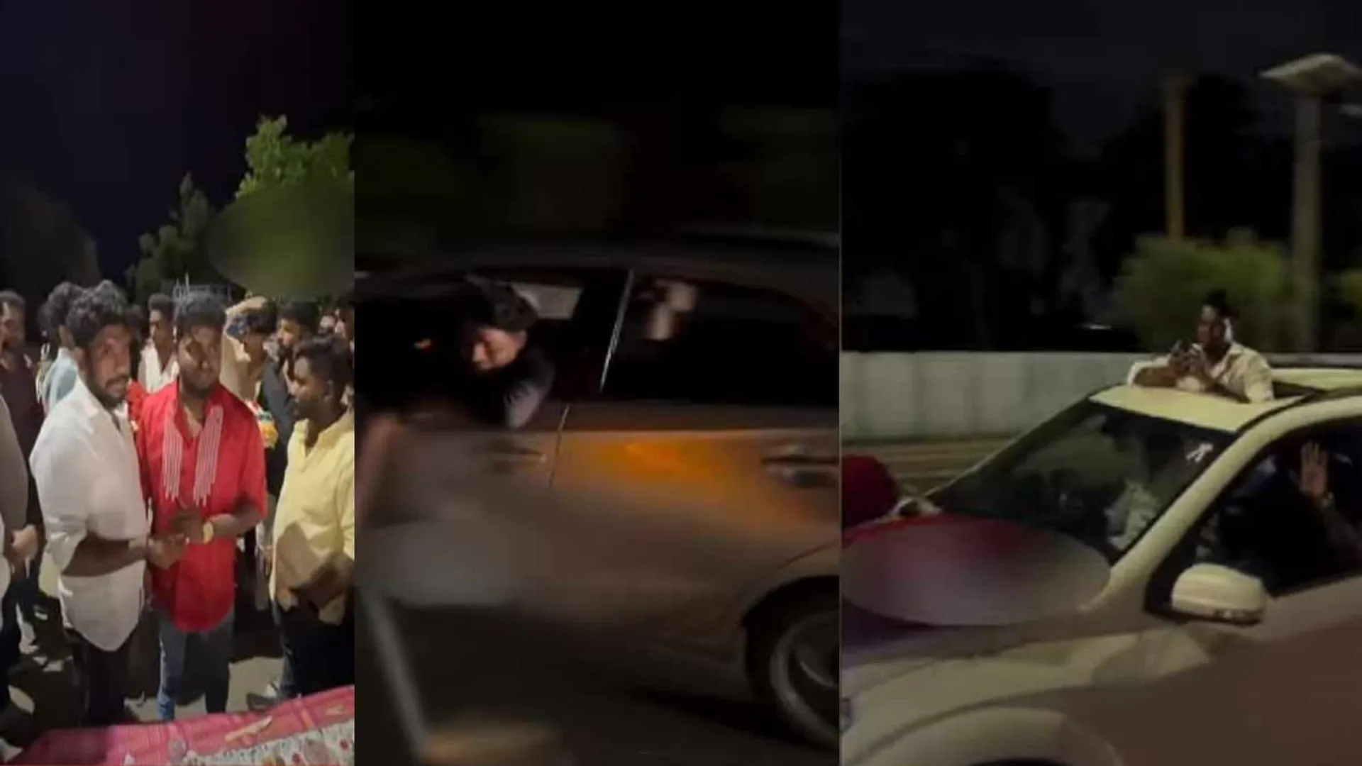 'Birthday celebration with knife on the road'-Police investigation