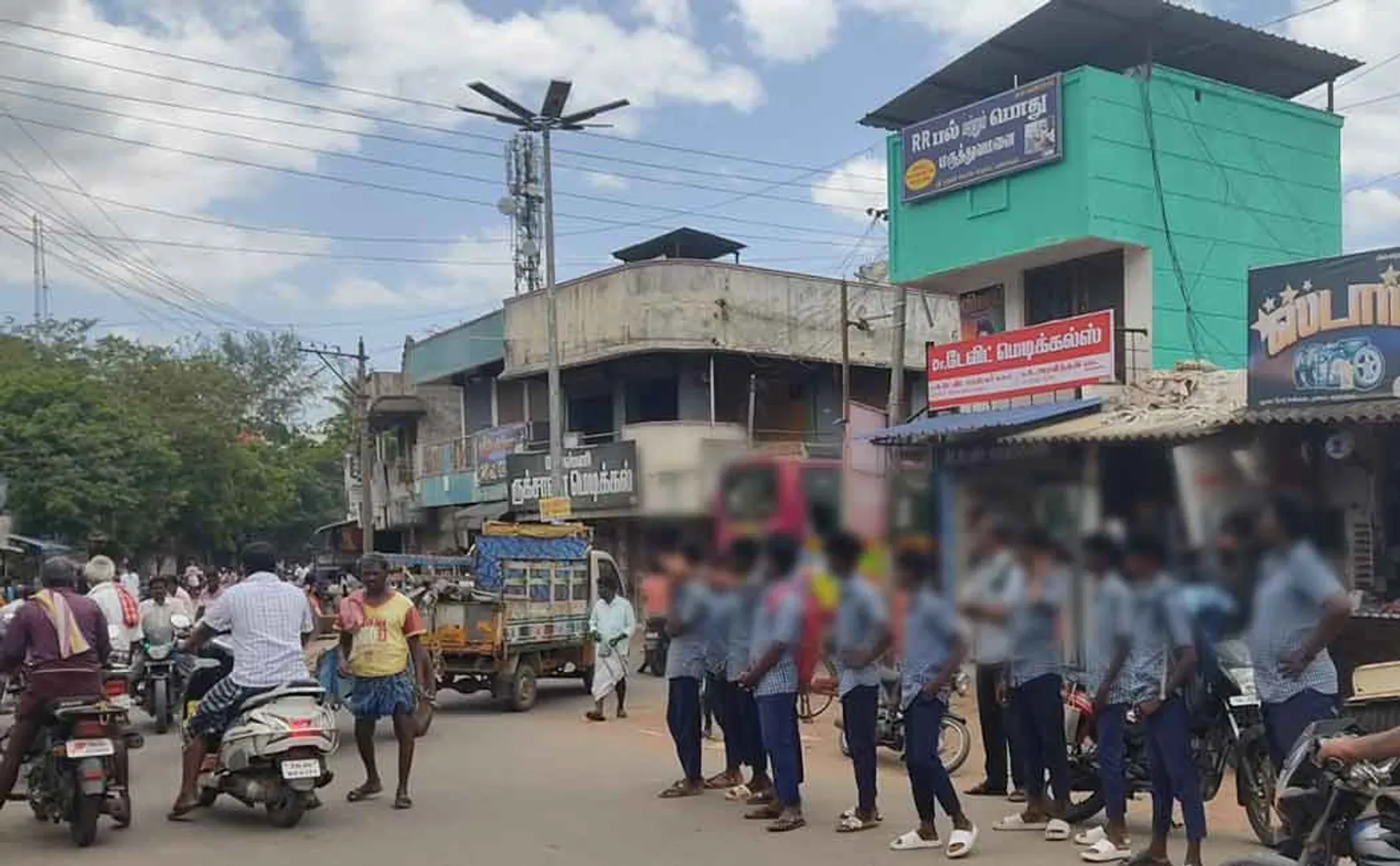 govt school and the hostel are 4 km away, so  students are in trouble