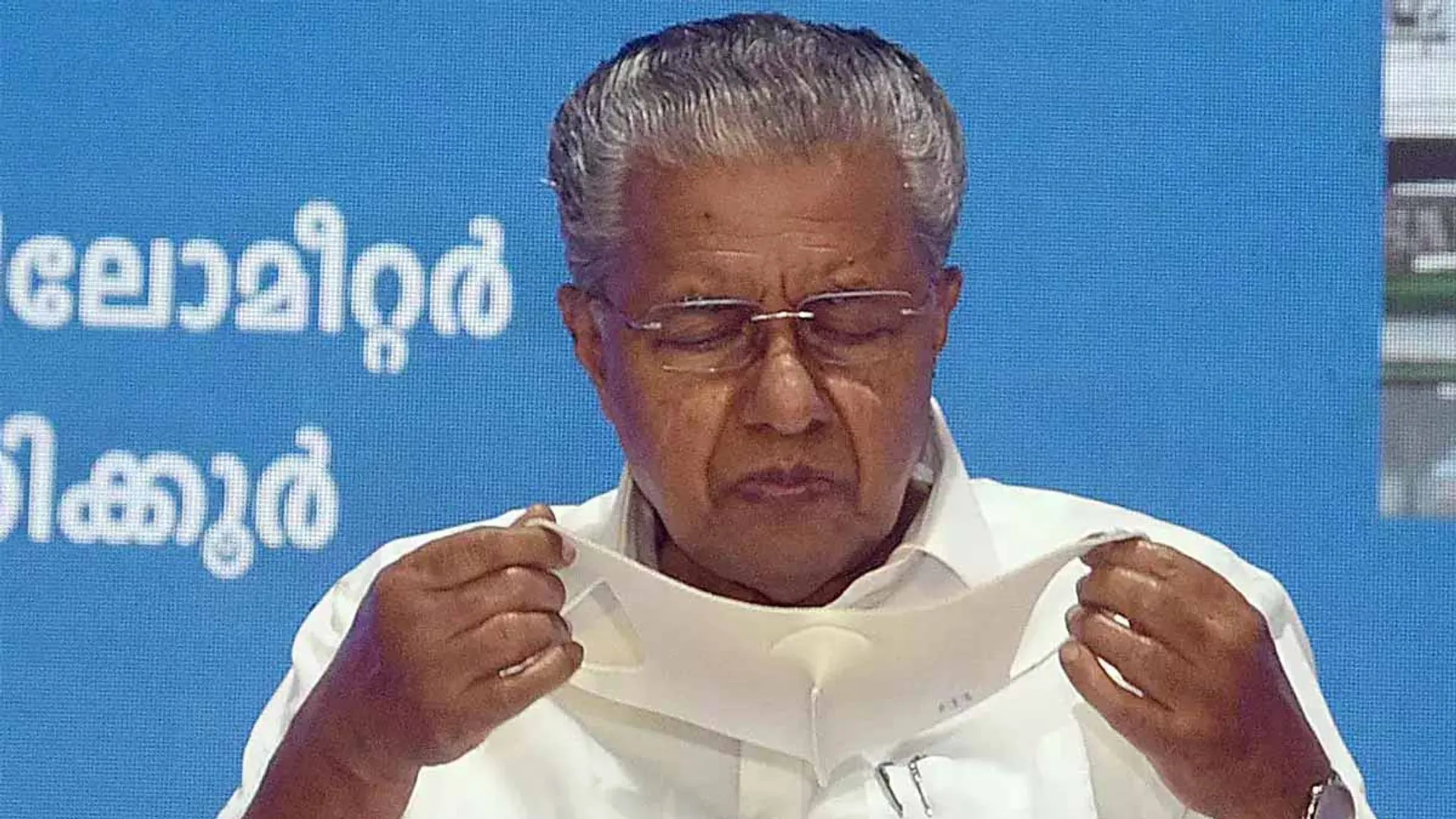 Pinarayi Vijayan at the peak of 'Kerala's worst disaster'
