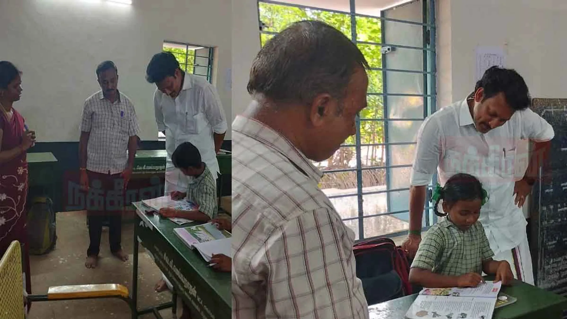 Nakheeran pointed out that government schools without teachers; Minister Anbil Mahesh made a surprise inspection!