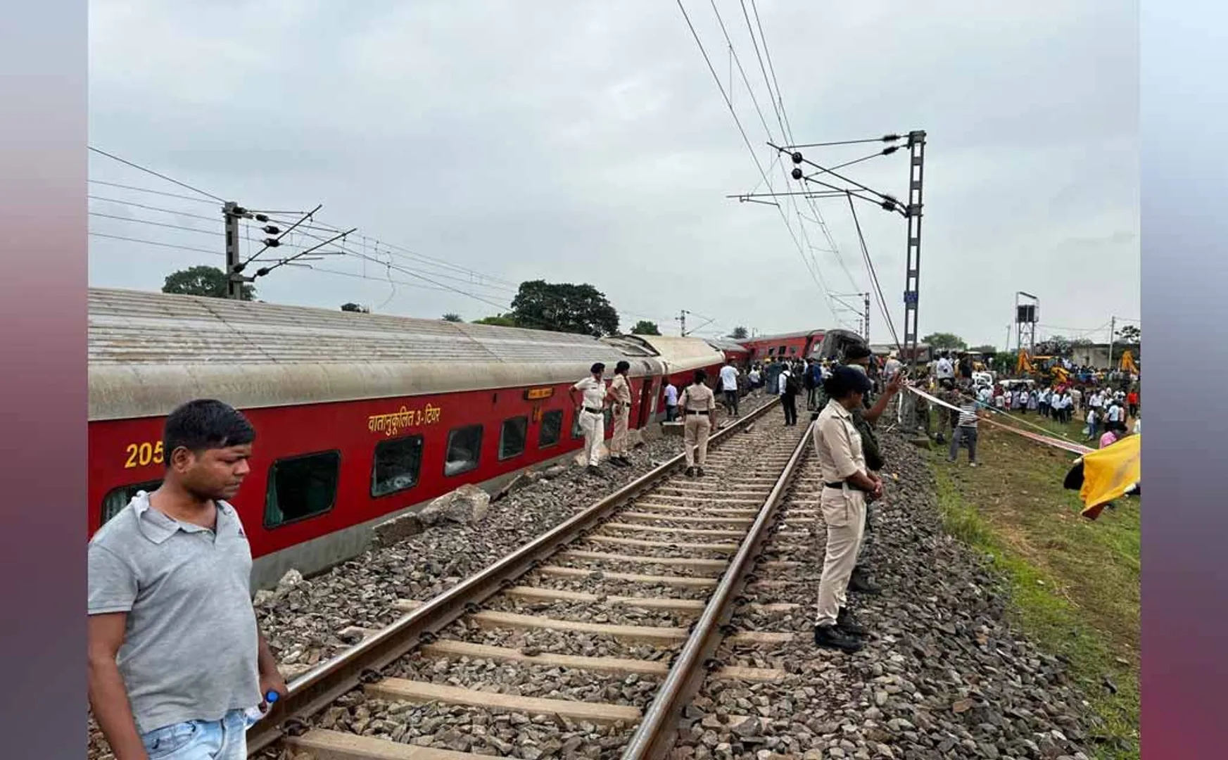 Released information about Express train derailment
